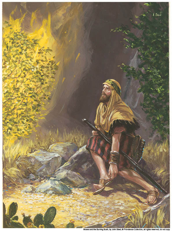 MoiseBuissonArdentmormon Jésus Christ